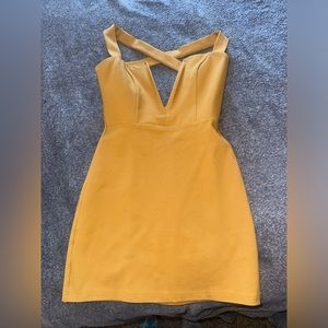 Yellow Superdown Mini Dress Size XS